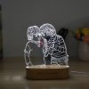 Custom Photo 3D Lamp Gift for Friend, Picture Engraved Night Light Lamp