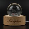Personalized Photo Crystal Ball Night Light Gift for Love