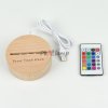 Custom 3D Photo Lamp, Engraved Photo Night Light With Photo of Family - Magic Remote Control, Touch Multiple Color