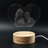 Personalized Photo Lamp Gift for Love - Heart