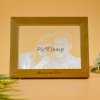 Custom Wooden Photo Frame Night Light Gift For Love - Magic Remote Control 7 Colors