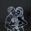 Custom 3D Photo Lamp, Engraved Photo Night Light Gift for Love - Magic Remote Control, Touch Multiple Color