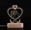 3D Photo Customized Night Light, Photo Engraving Desk Lamp, Custom 3D Acrylic Lamp Gift for Love